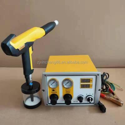 China Advertising company lab portable powder coating machine with cup guns mini power gun for sale