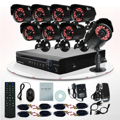 China Stand Alone IP Security DVR Surveillance System CCTV Equipment With 4 Camera for sale