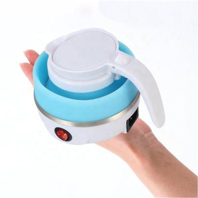 China High Quality Mini Silicone Portable Foldable Electric Travel Folding Electric Kettle 360 ​​Degree Rotation Bottom for sale