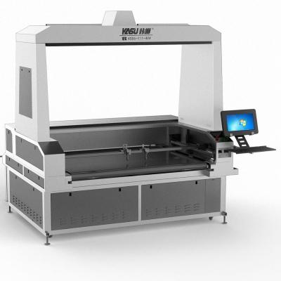 China Discount price Auto feed Large format CCD camera Vision textile CO2 laser cutting machine for sale