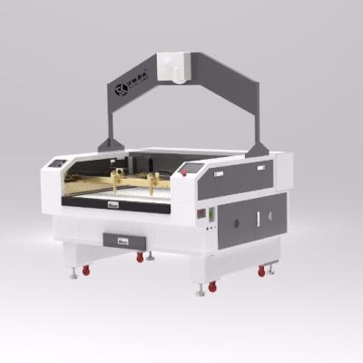 Китай Hot sale fabric laser cutting machine double heads 80w projector location FlyKnit upper shoes продается