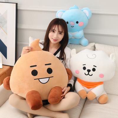 China Bulletproof Sitting Peripheral Doll Cute Anime Bt21 Plush Toy Korea Baby Bt21Plush Youth Group Doll Bt21 Plush Toys BT21 for sale