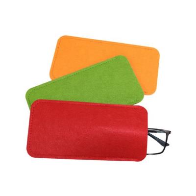 China Custom Multifunction Eco - Friendly Lightweight Logo Protection Pouch Holder Felt Glass Case for sale