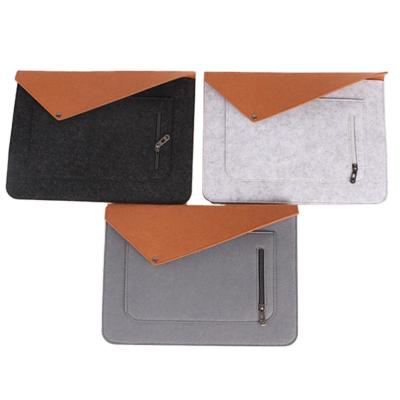 China Amazon Felt Hot Selling Felt Laptop Sleeve, Custom Fashionable Felt Foldable Laptop Bag for sale