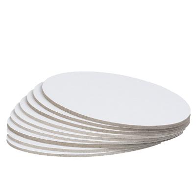 China 280g Artist Paint Ellipse Shaped Blank Stretched Canvas From OEM Discount 10*15 for sale