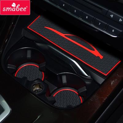 China 2018 Durable Car Cup Slot Door SMABEE Accessories Door Cup Holder Non-slip Interior Mats For BMW X3 X4 F26 2014 - F25 2011 - 2017 for sale