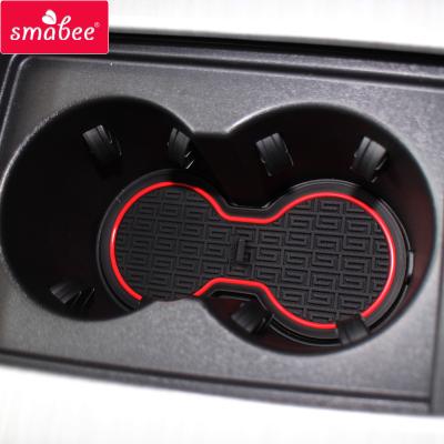 China Waterproof / SMABEE Door Slot Cup Mat For GEELY Durable Anti-Slip ATLAS Proton X70 2019 2019 Emgrand X7 Sports Accessories Non-Slip Rubber Door Guards for sale