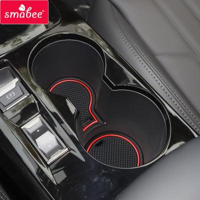 China Waterproof / SMABEE Door Slot Cup Mat For Peugeot 2008 e-2008 GT Durable Anti-slip Line 2020 Car Accessories Non-slip Mats Rubber Door Pad Cup Holder for sale