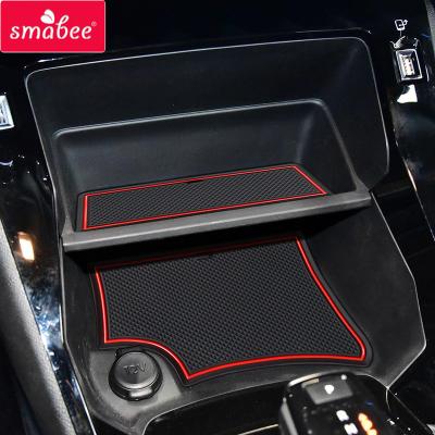 China Durable/Smabee Door Slot Cup Waterproof Anti-Slip Mat For Peugeot 208 e-208 2020 2021 GT Cars Styling Door Interior Protector Accessories Anti-slip Mats for sale