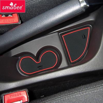 China Durable / SMABEE 307 307SW 307CC 2001 Waterproof Anti-Slip Door Mat For Peugeot | 2011 DC Switch Accessories Car Sticker Cup Holders Non-slip Mats for sale