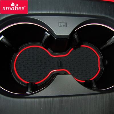 China SMABEE PVC Door Slot Cup Mat For Audi A3 8V 2013 2014 2015 2016 2017 2018 2019 S3 Cup Holder Non-slip Pad Auto Interior Accessories for sale