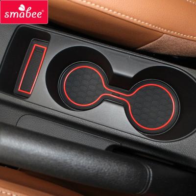 China Waterproof / Durable Anti-Slip Cup Mat For Kia Rio 4 RIO SMABEE Door Slot X-Line 2017 2018 2019 2020 Accessories Door Protection Car Non-Slip Rubber Mats for sale