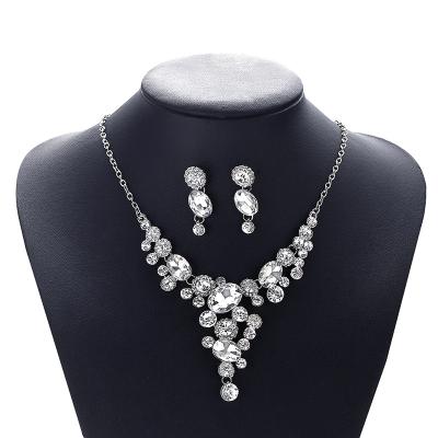 China CH003 CLASSIQUE Fashion Bridal Jewelry Set Elegant Crystal Jewelry Set Women Rhinestones Jewelry Set Wholesale for sale