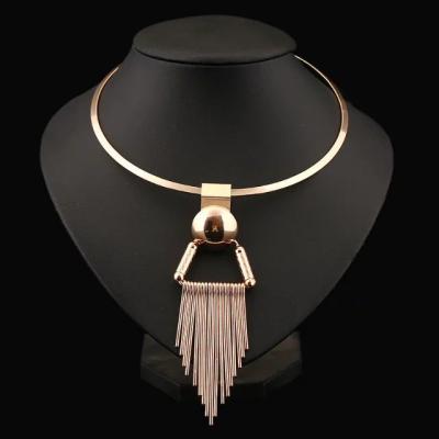 China ZX10273 BOHEMIA fashion choker necklaces jewelry for women alloy jewelry tassel necklaces promotion gifts for sale