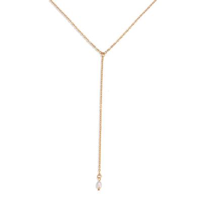 China Wholesale HZS050024 fashion choker necklaces jewelry chains gold zinc alloy thin casual/sporty necklaces for sale