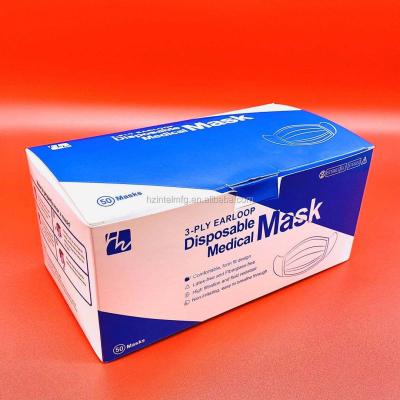 China All In Stock China Facemask 3 Ply Disposable Medical Earloop Face Mask for sale