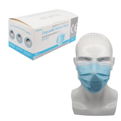 China All China Jiangxi Factory 50 Pcs Disposable Medical Face Masks Quality 3 New Ply for sale