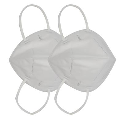 China Breathable FP2 Protect Level KN95 Mask With CE 0370 Certificate Folding Particulate Respirator Dust Mask Five-Layer Filter Nonwoven for sale