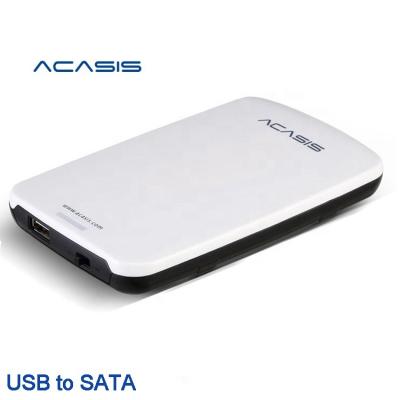 China ACASIS USB 2.0 IDE HDD Enclosure In Box External IDE HD HDD Hard Disk Drive Enclosure Case 2.5 Inch Hard Drive Plastic Case For Computer Laptop Desktop computer for sale