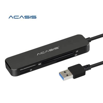 China Laptop/PC/Desktop Acasis Guaranteed Quality USB 3.0 Card Reader Micro SD TF CF MS For Laptop for sale