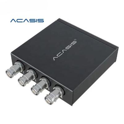 China Aluminum Alloy Acasis High Quality 4 Channel AHD To USB3.0 720p AHD Capture Card UV-C Video Capture Box For Camera Game Other Use for sale