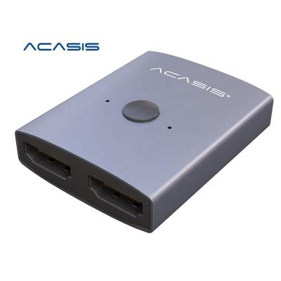 China 2 Input 1 Output ACASIS Switch Bi-direction 2.0 HD 4K@30Hz Changer 1x2/2x1 HD-compatible Adapter 2 In 1 Converter For PS4/3 TV Box for sale