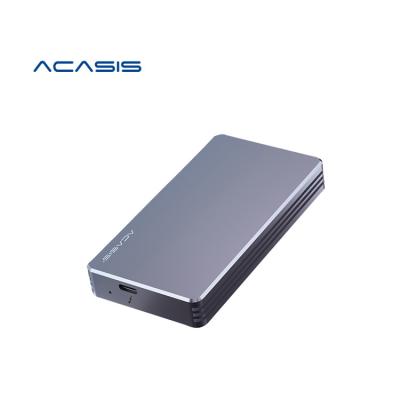 China ACASIS Thunderbolt 3 40Gbps NVME M.2 SSD Enclosure 2TB Aluminum Superfast Foil USB-C With 40Gbps Cable for sale