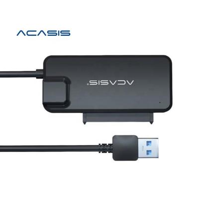 China 1 Input 1 Output Acasis SATA To USB 3.0 Sata 3.0 Cable Converter USB Adapter For 2.5 3.5 HDD SSD Hard Disk Drive Sata To A usb adapter for sale