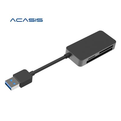 China High Quality 1 Input 1 Output Acasis Simple Design All In 1 Mini Memory Card Reader Adapter For Desktop And Laptop for sale