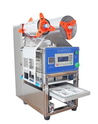 China Semi Automatic Food Tray Sealing Machine Food Tray Sealing Machine for sale