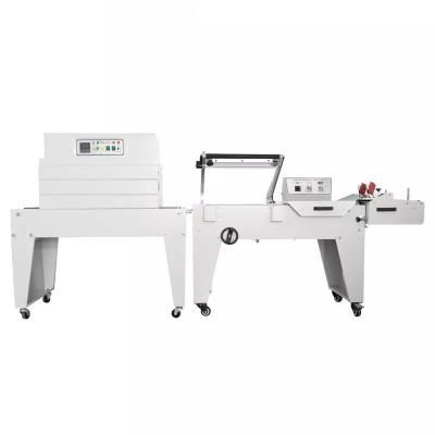 China DFQA450 and BS-A450 Food Film Electric Automatic L-Type Shrink Paper Wrapping Machine for sale