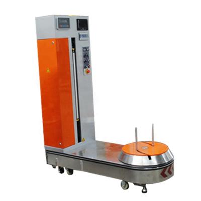 China Automatic Food Pre-stretch Film Airport Luggage Wrapping Machine for sale