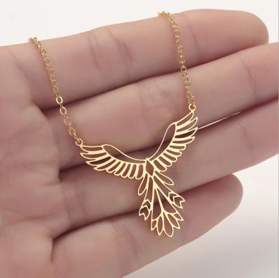 China FASHIONABLE Origami Owl Flexagon Stainless Steel Jewelry Necklace Women Gold Geometric Necklace for sale