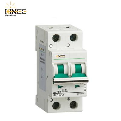 China KINEE SL7-63 Safety DC Circuit Breaker 2p 4.5KA for sale