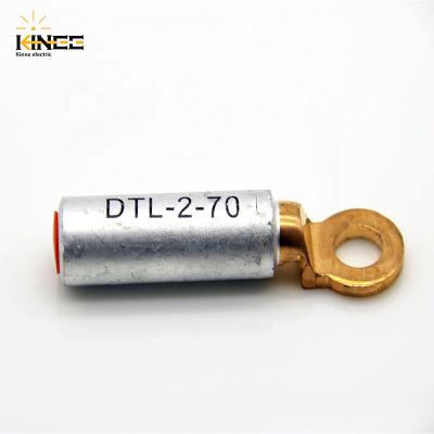 China Copper Color Copper Aluminum Connector Cable Bimetal Hook DTL-2 70mm for sale