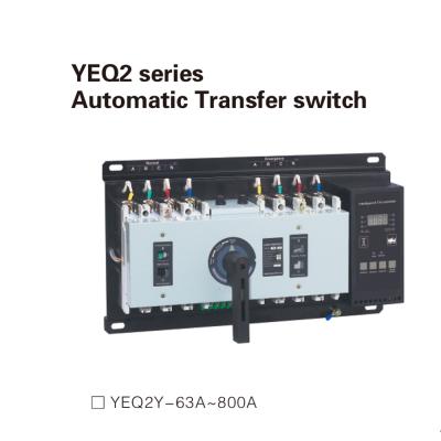 China power suppliers automatic transition switch transfer changeover switch YEQ2Y-63A-800A for sale