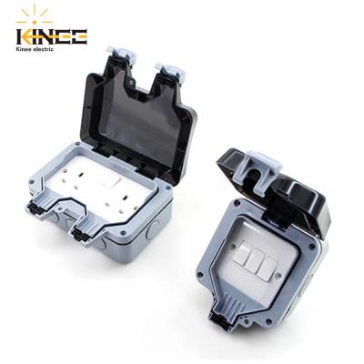 China Supply and production of MP22-N high quality double cable BG series IP66 13A waterproof wiring switch box for sale