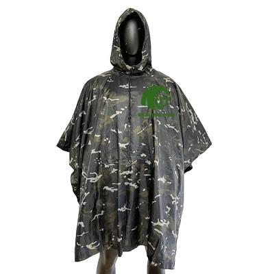 China Kango Rain Poncho Rip-Stop Rising Outdoor Waterproof Army Rain Poncho Rain Poncho Along With Hoodie for sale