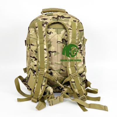 China Outdoor Camping Traveling Hiking Outdoor Army Rucksack Mountain Combat Camouflage Military Tactical Backpack Camping Rucksack for sale