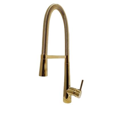 China Faucets Kitchen Spring Metered Faucet With Full Range Cold And Hot Water Dual Swivel Sink Faucet Use for sale