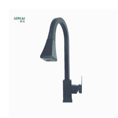 China FZ14 Metered Faucets Black Non-Distortion And Non-Permeable Valve Body Suction Tube Test Qualified Basin Faucet for sale