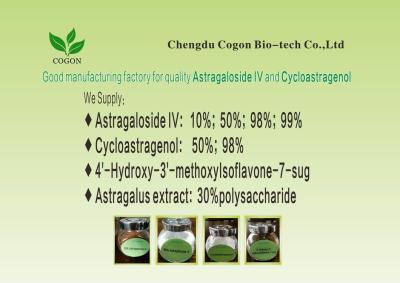 China Omloopastragalus het Uittreksel 10% Astragaloside IV van Membranaceus Bruin Poeder Te koop