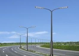 China Lichtmast der Höhen-8M Electrical Galvanized Street mit LED-Lampe für Beleuchtung im Freien zu verkaufen