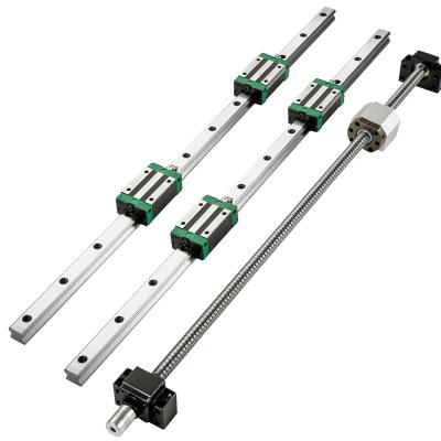 China Long Operating Life HBCD 12mm Miniature Linear Motion Guide Rail HBCD12 500mm + HBCD12C Linear Carriage Block Set For 3d Printer CNC Machine for sale