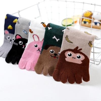 China Lovely Manufacture Breathable Chinese Supply Childrern Cartoon Toe Socks for sale