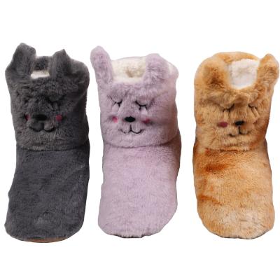 China Wholesale Cheap Breathable Non-slip Warm Indoor Plush Fabric Furry Winter Throws Shoes For Women for sale