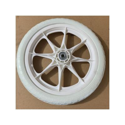 China Hot selling Semi-pneumatic all kinds of tires 6 inch semi-inflated rubber wheels with steel rims for sale