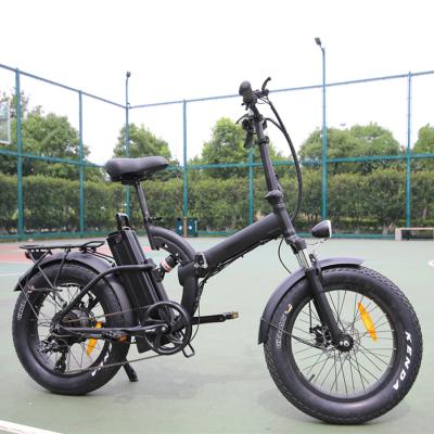 China Cheap adult ebike 20inch aluminum alloy folding full suspension 500w fat tire electric bike bafang motor for sale