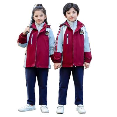 China New Coming Viable Custom Logo Kids School Uniforms Set School Uniform Kids Wholesale for sale