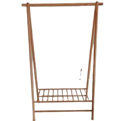 China Good Quality Viable Wholesale Customized Lovely Bamboo Bedroom Rack Clothing Rack for sale